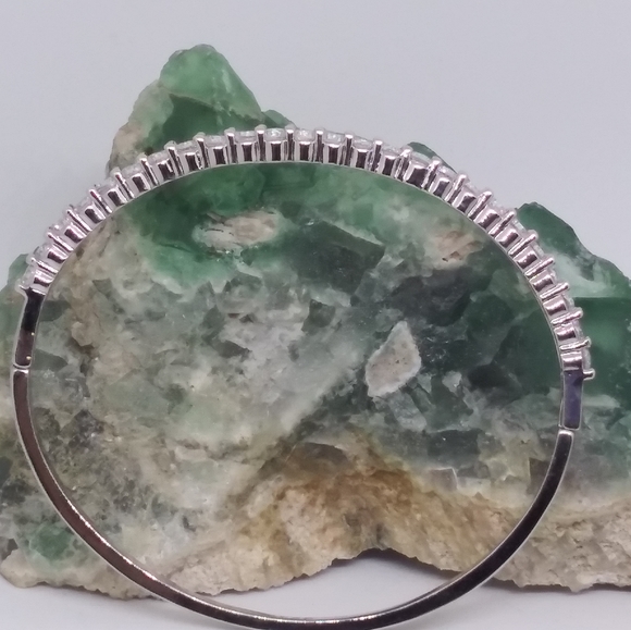 925 Hinged bangle - Picture 3 of 4